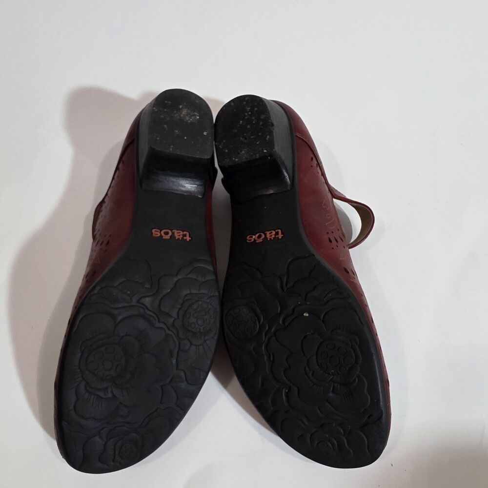 Taos Mary Jane Shoes Sz 10 Red - Picture 7 of 12